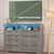 GAOMON 8 Drawer Wooden Dressers for Bedroom with Power Outlet and LED Lights, Grey Wood Chest of Drawers with Deep Drawer
