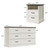 Tradare 3 Pcs Farmhouse Dresser and Nightstand Sets for Bedroom, 6 Drawer Dresser & Nightstand Set of 2