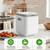 3.3L Large Capacity Kitchen Composter, Whisper Quiet