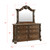 Belvedere 67.5" Wide 6-Drawer Traditional Double Dresser Marble Top Classical Bureau Fully Assembled