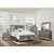 Silver Gray Metallic Finish Glam Style Dresser with 6 Drawers
