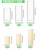 120 Pcs Pillar Candles & Glass Cylinder Holders Set,Ivory White | Clear Cylinder Vases for Slim Pillar Candles, Perfect for Wedding