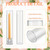 Teenyyou 96 Set Glass Hurricane Candle Holders Candlestick Bulk 12.6",Clear | 2.2" Taper Clear Candlestick Holders Teenyyou 96 Set Glass Hurricane Candle Holders Candlestick Bulk 12.6",Clear | 2.2" Taper Clear Candlestick Holders