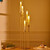 5 Arm Candle Holder Tall Floor Candle Holder with Acrylic Lampshade for Wedding Table Birthday Party