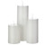 240 Pcs Pillar Candles & Glass Cylinder Holders Set,White Perfect for Wedding Centerpieces