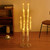 10Pcs Acrylic Candelabra Centerpiece,10 Arm Floor Candelabras for Wedding
