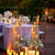 7 Arm Floor Candelabra Candle Holder Gold Centerpieces for Table Events Ceremony Dinner Party