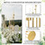 7 Arm Floor Candelabra Candle Holder Gold Centerpieces for Table Events Ceremony Dinner Party