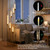 7 Arm Floor Candelabra Candle Holder Gold Centerpieces for Table Events Ceremony Dinner Party