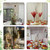 7 Arm Floor Candelabra Candle Holder Gold Centerpieces for Table Events Ceremony Dinner Party