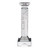 Michael Amini Montreal 16" Mirrored Facet Candle Holder- Set of 6