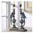 Nordic-Style Ceramic Candle Holder Suitable for Living Room Kitchen Dining Room Candle Stand(C)