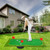 Nice C Indoor Golf Putting Green, Putting Mat for Home Practice | Golf Simulators, 3 Putting Holes, Realistic Slope