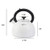 On Steel Tea Kettle, Porcelain Enameled Teapot