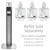 Floor Stand with ES6 Automatic Dispenser, Graphite