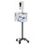 Mobile Sanitizing Station & Automatic Soap Dispenser Black