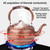 Ergonomic Whistling Tea Kettle, Fast Heating Stovetop Kettle with Loud Whistle