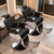 Reclining Barber Chair for Barbershop, Black
