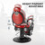 OmySalon Vintage Barber Chair Red All Purpose Heavy Duty