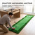 Luwecf Golf Putting Mat, Velvet & Artificial Grass Putting Green with Ball Trajectory Display, ers