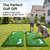 JISADER Indoor Golf Putting Green & Golf Mat for Home Practice and, Thickened, Medium Speed, 1.5 * 3.5m