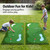 APLVFFZH Putting Mat Indoor Golf with Putter, Ball & Flag, for Adults, Thickened, Medium Speed, 1.5 * 3.5m