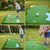 APLVFFZH Putting Mat Indoor Golf with Putter, Ball & Flag, for Adults, Thickened, Medium Speed, 1.5 * 3.5m