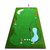 Aymzbd Indoor Golf Putting Green for Beginner Golf Training & Leisure Exercise, Standard, Medium Speed, 2.0 * 5.0m