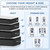 King Size Mattress,14" Thickness Hybrid Memory Foam Mattress in a Box for Back Pain, Motion Isolation