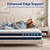 14 Inch Twin Cooling Memory Foam Mattress,Back Pain Relief,Medium Firm