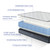 Vipbear Queen Mattress 14 in Firm Hybrid Memory Foam Mattress in a Box  with Individual Pocket Springs for Back Pain