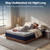 Corsicana 10 Inch Plush Hybrid King Mattress – Memory Foam & Pocket Spring Mattress for Side Sleepers, Pressure Relief