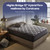 Nights Bridge 12 Inch Plush Hybrid Mattress by Corsicana – Graphite Gel Memory Foam Pressure Relief for Side Sleepers