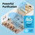 COWAY Air Purifier for Large Room Whole Home Up to 3,120ft², HEPA Filter for Smoke, Allergies
