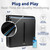 Rabbit Air A3 SPA-1000N HEPA Air Purifier, Odor Remover, Black | Ultra Quiet, Wi-Fi Enabled,