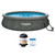 Funsicle Quickset Designer 14' x 36" Round Above Ground Swimming Pool, with FiltraBoost 800 GPH Filter Pump
