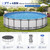 12ft × 48in Above Ground Pool Set with Filter Pump | Metal Frame Pool, Corrosion-Resistant Steel, Puncture-Resistant Liner