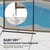 VINGLI 4ft High Pool Fence for Inground and Above Ground Pools, Brown Mesh Removable Safety Fencing
