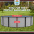 Lake Effect Pools 'Fiji' 27 ft Round Above Ground Swimming Pool | 52 Inch Resin Protected Steel Sided Walls
