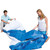 Bestway 2 Pack Steel Pro MAX Above-Ground Swimming Pool, 15' x 48" Round Metal Steel Frame Backyard Family Pool, Blue, Pool ONLY