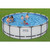 Bestway Steel Pro MAX 16' x 48" Durable Round Metal Frame Outdoor Backyard Pool, Puncture-Resistant Liner - Ladder and Cover Included, Gray
