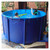 6.6ft PVC Canvas Round Swimming Pool with Frame for Outdoor Backyard Family Fun, 3100L Capacity, Perfect for Kids & Pets