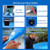 1.2m Round Canvas Koi Pond & Family Pool - 1130L Multi-Use Outdoor Fish Farming, Pet Bathing, Kids Wading
