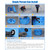 10FT Round Frame Plastic Pool for Kids, Adults, Dogs - Above Ground Blue Swimming Pool, Large Outdoor