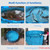 LZMZMQ 24 31 39 47 59 Inches Deep Swimming Pool for Kids, Above-Ground Pools with Drain Valve for Home/Garden/Backyards