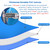 LZMZMQ 1m/2m/3m/4m/5m/6m/7m/8m/9m/10m Ultra Large Deep Pool Above Ground, Backyard Family Outdoor External Piscina, Plastic Framed Pools