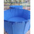 Collapsible Fish Pond, 3x0.8m Thick Canvas Above Ground Pool for Koi, Outdoor Storage, Pet Bathing & Kids Wading,