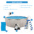 Aquarian 24'x52 Above Ground Round Pool Kit w/Pump & Accessories, Phoenix | Steel Frame - Heavy-Duty Outdoor