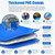 Frame Above Ground Pools Round 13 12 10 8 7 6 5 4 3 Ft, Adult Swimming Pool for Backyard