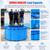 Frame Above Ground Pools Round 13 12 10 8 7 6 5 4 3 Ft, Adult Swimming Pool for Backyard